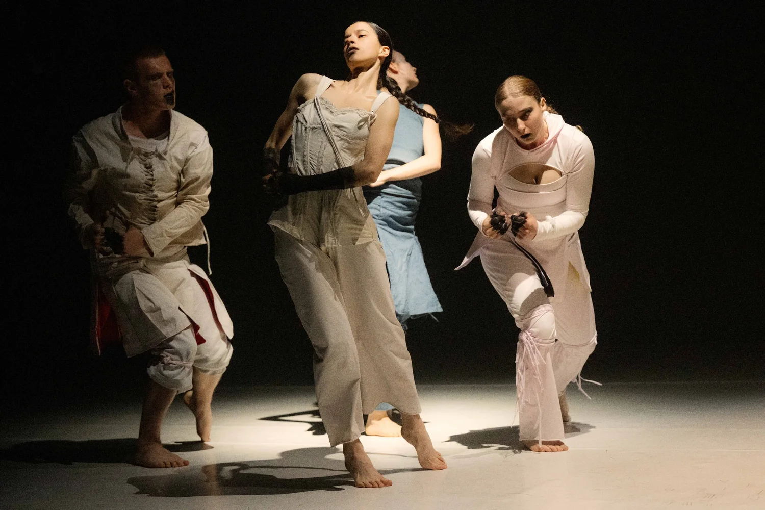 Dancers performing on stage